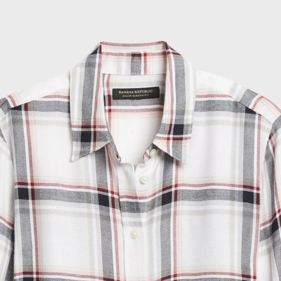 Banana Republic Dillon Classic Fit Flannel Shirt - Picture 3 of 8